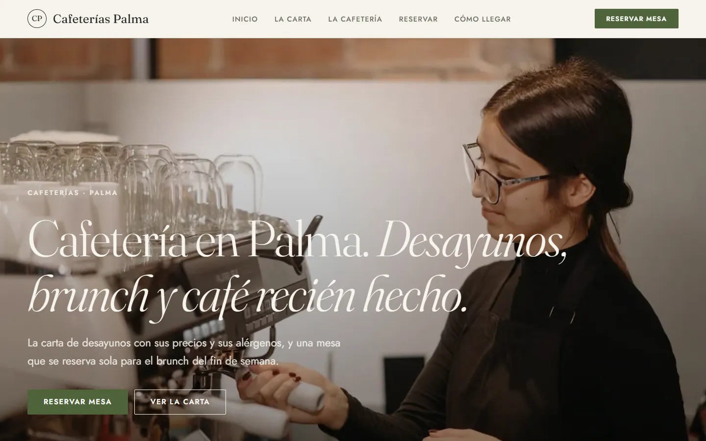 Ejemplo de web de una tienda, con su catálogo, sus precios y el pedido online