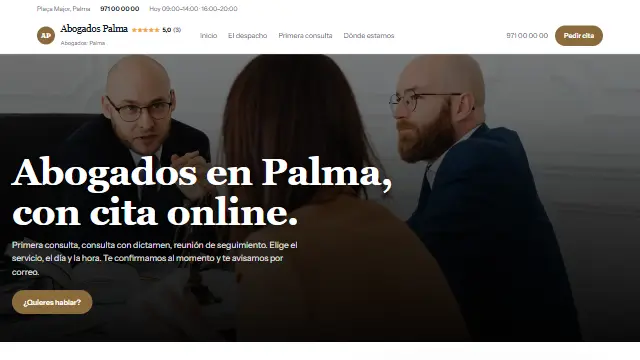 Diseño Panorama en la web de muestra de un negocio de tipo despacho